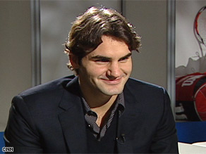 Tennis champion Roger Federer