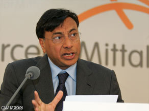 Mittal Steel and is headed by Lakshmi Mittal, whose 45 percent stake is worth more than $60 billion.