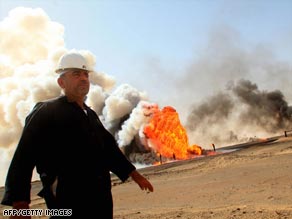 Iraq's oil fields currently produce about 2.5 million barrels a day.