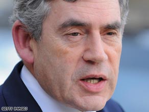 British Prime Minister Gordon Brown used anti-terrorism legislation to freeze the assets of Icelandic banks.