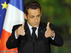 Nicolas Sarkozy: Solid financial sector vital for healthy economy.