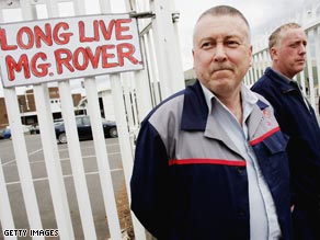 Despite a vociferous campaign by workers MG Rover failed to survive.