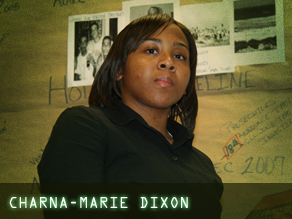 Student log: Charna-Marie Dixon