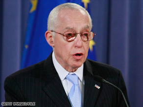 Attorney General Michael Mukasey and European Union representatives announced the sting's results Friday.