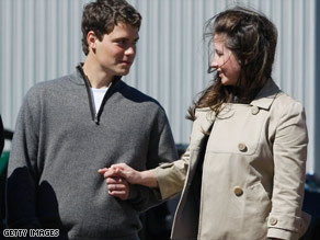 Bristol Palin, the eldest daughter of Alaska Gov. Sarah Palin, and her boyfriend, Levi Johnston, in September.