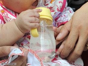 More than 12,000 children have been hospitalized in China after consuming melamine-tainted formula.