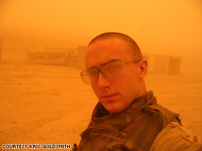 Upon finishing high school, Kris Goldsmith fulfilled his dream of enlisting in the Army. He was sent to Iraq.