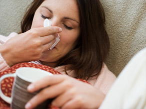 Cold air sometimes causes runny noses, but that's not necessarily a sign of a cold or flu virus.