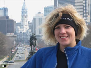 "Running really is a metaphor for life," Anne Mahlum says. "You just have to take it one step at a time."