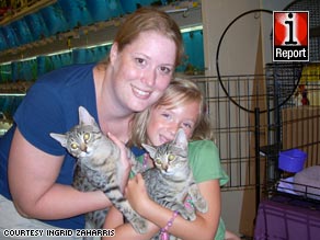 Single mother Ingrid Zaharris said financial woes forced her to take her daughter out of gymnastics classes.