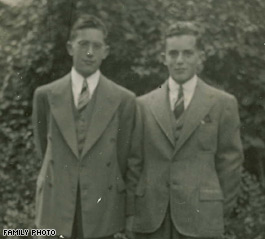 Sobbing vet hears brother died in Nazi camp