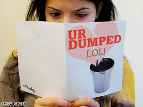 Don't haunt the person you dumped by sending them a birthday card.