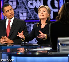 Clinton to Obama: Let's debate like Lincoln