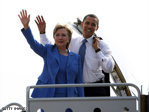 Sen. Hillary Clinton and Sen. Barack Obama leave Washington on Friday for a rally in New Hampshire.