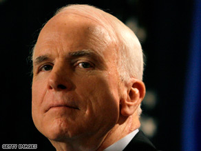 Sen. John McCain's free trade stance could pose a problem in November, according to a new poll.