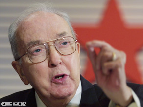 Former U.S. Sen. Jesse Helms, R-North Carolina, was hailed as a leader of the conservative movement.