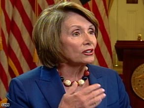 House Speaker Nancy Pelosi says "I disapprove of Congress' performance in terms of ending the war."