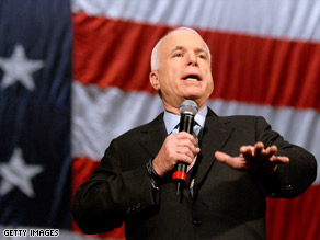 Sen. John McCain says he knows how important young voters are.