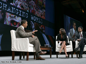 Sen. Barack Obama says he's not sure what the political effects of his trip will be.