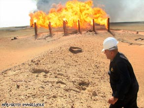 Oil accounted for 94 percent of the Iraq's revenue from 2005 to 2007, a U.S. report says.