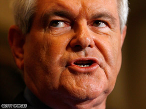 Former House Speaker Newt Gingrich is drawing attention to a Republican call for offshore oil drilling.