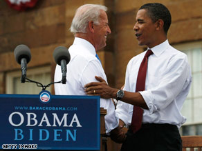 Barack Obama announced Saturday that Joe Biden will be his running mate.