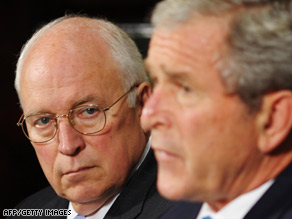 Vice President Dick Cheney, in June with President Bush, says torture at Abu Ghraib was "the misdeeds of a few."