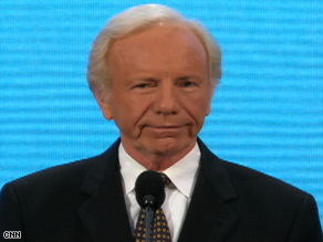 Sen. Joe Lieberman said he is supporting John McCain because "country matters more than party."