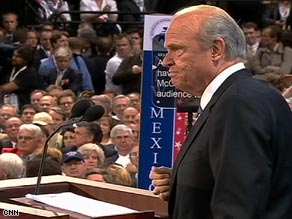 McCain is "an independent man who thinks for himself," Bush said Tuesday night.