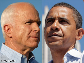 John McCain gets the support of white voters in Ohio, while in Iowa and Minnesota they lean toward Barack Obama.