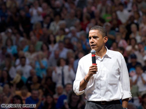 Barack Obama used the "lipstick" line at a campaign event in Lebanon, Virginia, on Tuesday.