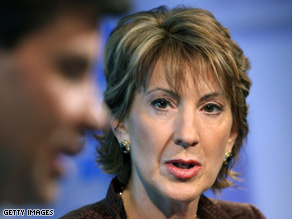 Ex-Hewlett-Packard CEO and McCain adviser Carly Fiorina said   Sarah Palin could not run a major company.