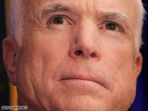 Sen. John McCain says he is ready to work to get a financial rescue plan through Congress.