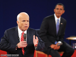 John McCain first mentioned his mortgage relief plan during Tuesday's town-hall debate with Barack Obama.