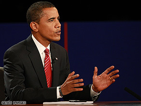 Sen. Barack Obama says Sen. John McCain has made Bill Ayers the "centerpiece" of his campaign.