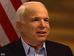 Sen. John McCain says he will consider a second economic stimulus package if he is elected president.