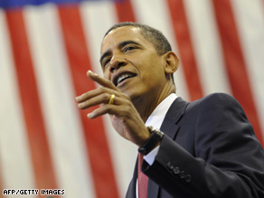 Obama's rallies have become ever more like stadium gigs.