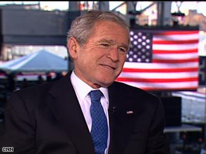 President Bush says he has always been proud of America's volunteer military force.