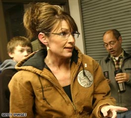 Palin says she'd be honored to help Obama