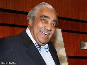 U.S. Rep. Charles Rangel denies any ties between pledges for a project and preservation of a tax loophole.