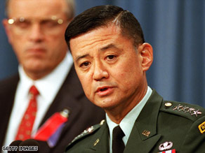 Gen. Eric Shinseki retired as Army chief of staff in June 2003.