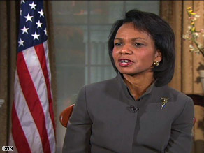 Condoleezza Rice said that in hindsight she would have focused more on working with local governments in Iraq.