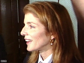 Caroline Kennedy vists Syracuse, New York, on Wednesday.