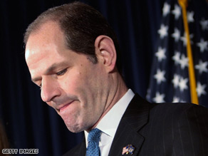 A recent poll found 23 percent of respondents think former New York Gov. Eliot Spitzer should get the nod as the naughtiest politician of 2008.