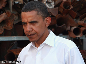 Barack Obama reiterated his support for Israel when he visited Sderot in July.