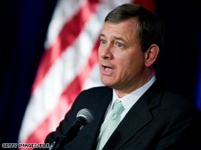 Chief Justice John Roberts says federal judges were denied cost-of-living allowances.