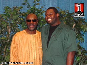 iReporter Brandon Judkins met Isaac Hayes in 2007. "He was just the coolest cat you could have met," he says.