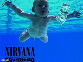 nirvana nevermind cover baby