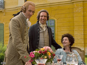 HBO's "John Adams" won 13 Emmys overall. The miniseries received 23 nominations.