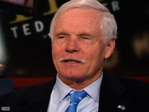 CNN founder Ted Turner tells the network he's "encouraged" by the results of last week's election.